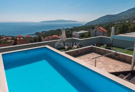 OPATIJA, IČIĆI - stan u novogradnji za najam, 95m2, pogled na more, bazen, privatni parking, Opatija - Okolica, Appartement