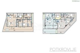 OPATIJA, CENTAR- ekskluzivni dvoetažni penthouse 213,56m2 s pogledom na more i bazenom - 21A, Opatija, Apartamento