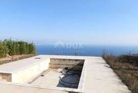 OPATIJA, IČIĆI, ANIČIĆI - ville 500m2 započeta gradnja (2 kom) s bazenom i panoramskim pogledom na more + okolić 2500m2, Opatija - Okolica, Kuća