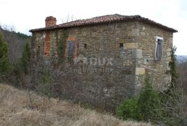 ISTRA, LABIN, KRŠAN - Zemljište s 9 kamenih objekata u jednoj cjelini, panoramski pogled. Rijetkost na tržištu!!, Kršan, Terrain