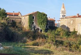 ISTRA, MOMJAN - Zemljište s pogledom i građevinskom dozvolom za gradnju više objekata, Buje, Terrain