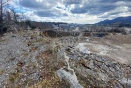 PERMANI - građevinski teren 1640 m2 za halu / poslovnu zgradu, Matulji, Arazi