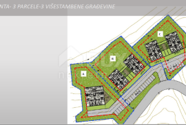 RABAC - građevinski teren 6500 m2 za gradnju 5 luksuznih vila od 6 stanova-apartmana, Labin, أرض