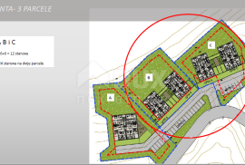 RABAC - građevinski teren 6500 m2 za gradnju 5 luksuznih vila od 6 stanova-apartmana, Labin, أرض