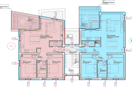 Luksuzni stan S6 na drugom katu, pogled na more, Vodice, Apartamento