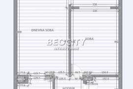 Novi Beograd, Blok 45, Jurija Gagarina, 2.0, 54m2, Novi Beograd, شقة