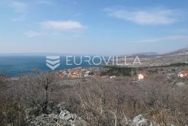 Crikvenica, Klenovica, veliko građevinsko zemljište površine 2508m2 s pogledom na more, Crikvenica, Tierra