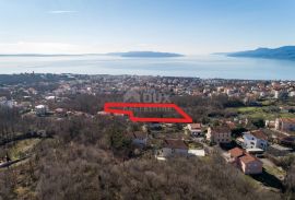 RIJEKA, KASTAV - građevinsko zemljište 2.451 m2 + 1.930 m2 s pogledom na more za stambenu zgradu - stanove / apartmane / obiteljsku kuću / villu! PRILIKA!!!, Kastav, Tierra