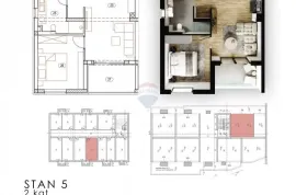 RIJEKA,KASTAV-NOVOGRADNJA, stan 3S+DB, 89.90 m2, Kastav, Διαμέρισμα