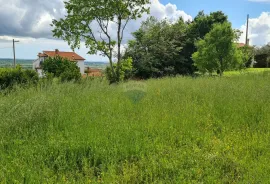 Kaštelir: Lijepo građevinsko zemljište na brijegu s pogledom na more, Kaštelir-Labinci, Tierra