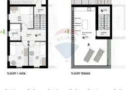 Kostrena, Eco Luksuzna Dvojna kuća 196 m2, 4 SS+DB+Garaža+Okućnica 165 m2, Kostrena, Ev