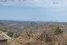 Grožnjan okolica, građevinsko zemljište s pogledom na more, Grožnjan, أرض