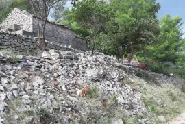 Otok Korčula,Blato – zemljište blizu mora sa kamenom kućicom, Blato, Земля