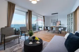 OPATIJA, VOLOSKO- prekrasan stan 121,35 m2, garaža, balkon, pogled na more, Opatija, Appartement