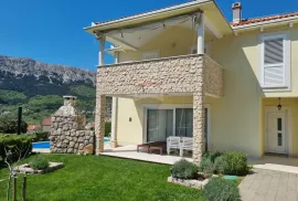 Jurandvor - kuća u nizu s bazenom, pogled, Baška, House