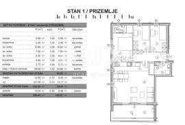 ZADAR, VIDIKOVAC - Stan u novogradnji s vrtom i garažom S1, Zadar, Flat