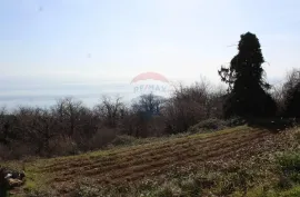 POLJANE- građevinski teren sa panoramskim pogledom na Kvarnerski zaljev, Opatija - Okolica, Tierra