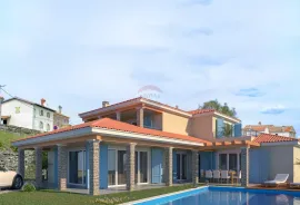 Istra,Villa u izgradnji u  Momjanu, Buje, Famiglia