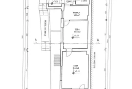 Zagreb, Centar, dvoetažni trosobni stan s terasom NKP 97 m2 za adaptaciju, Zagreb, Kвартира