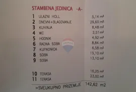 Istra,Valbandon,veliki stan u prizemlju sa terasama, Fažana, Appartement