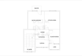 Sesvete, Sesvete, dvosoban stan u blizini centra, 55 m2, Appartment