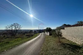 Istra, Kaštelir, lijepo zemljište sa pogledom na more, Kaštelir-Labinci, Zemljište