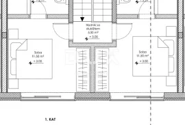 ISTRA, PREMANTURA - Dvoetažni stan sa vrtom 75m2 !, Medulin, Apartamento