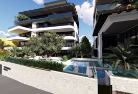 OPATIJA, CENTAR - ekskluzivan penthouse od 214m2 u luksuznoj novogradnji, wellness, pogled, Opatija, Apartamento