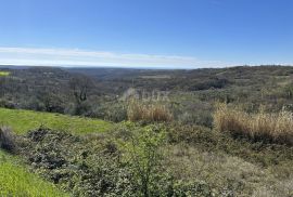 ISTRA, BUJE - Građevinsko zemljište s otvorenim pogledom na more i građevinskom dozvolom, Buje, Tierra