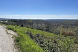 ISTRA, BUJE - Građevinsko zemljište s otvorenim pogledom na more i građevinskom dozvolom, Buje, Tierra