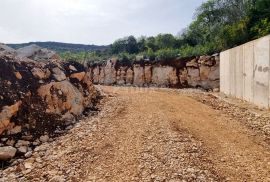 ISTRA, RABAC - Zemljište s pogledom na more i građevinskom dozvolom, Labin, Γη