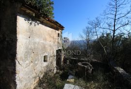 Labin, okolica, starina sa prekrasnim pogledom na more, Labin, Σπίτι