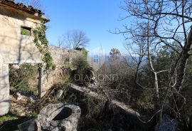 Labin, okolica, starina sa prekrasnim pogledom na more, Labin, Σπίτι