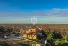 Poreč, okolica, izvrsna kuća sa panoramskim pogledom na more!, Poreč, House