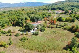 Labin, okolica, kuća sa bazenom i velikom okućnicom, Labin, Haus