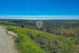 Buje, okolica. Zemljište sa panoramskim pogledom i građevinskom dozvolom!, Buje, Tierra