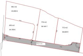 Istra, Barban, građevinska zemljišta 693m2 - 861m2  #prodaja, Barban, Земля