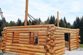 RAVNA GORA, predivna drvena kuća od ariša okružena šumom i potokom, Ravna Gora, Ev