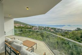 OPATIJA, IKA - stan u novogradnji 135m2 + krovna terasa 77m2, panoramski pogled na more, Opatija - Okolica, Apartamento