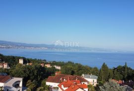 OPATIJA, OPRIĆ -zemljište s pogledom na more i projektom za 3 stana, Opatija - Okolica, Zemljište