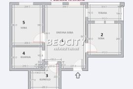 Novi Beograd, Ledine, Kolumbova , 3.0, 62m2, Novi Beograd, شقة