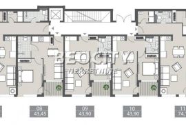 Tivat, Centar, Markuševina, 2.0, 44m2, Tivat, Kвартира