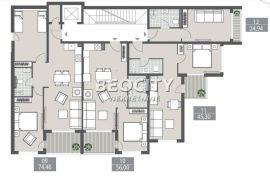 Tivat, Centar, Markuševina , 2.0, 45m2, Tivat, Apartamento