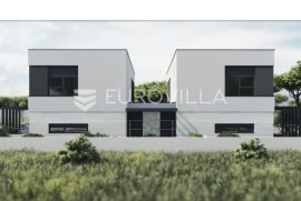 Medulin, novogradnja, dvojna kuća  oznake A - 120 m2 s vrtom u mirnom kvartu, Medulin, Casa