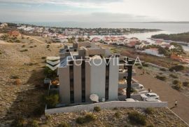 Pag, Šimuni, dvosoban penthouse NKP 88,70 m2 na drugom katu moderne zgrade, Pag, Appartement