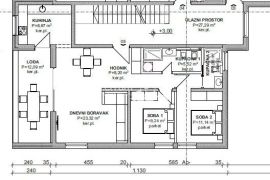 Istra, Medulin, Banjole okolica, stan 80,72m2, I. kat, 2SS+DB, blizina mora, NOVO!! #prodaja, Medulin, Apartamento