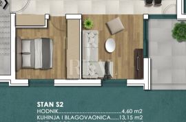 Kastel Stafilic 2S+DB 50.50m2+terasa 8+vrt 100m2, Kaštela, Stan