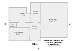 STAN, PRODAJA, ZAGREB, CENTAR, 53 m2, 2-soban, Zagreb, Apartamento