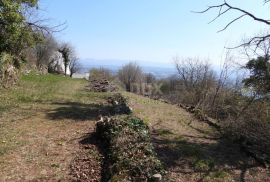 OPATIJA, BREGI - građevinski teren 1831m2 s panoramskim pogledom na more za obiteljsku kuću / villu / apartmane / kuću za iznajmljivanje sa bazenom / kuću za odmor sa bazenom, Matulji, Terreno