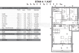 LUKSUZAN TROSOBAN STAN U NOVOGRADNJI, Zadar, Appartement